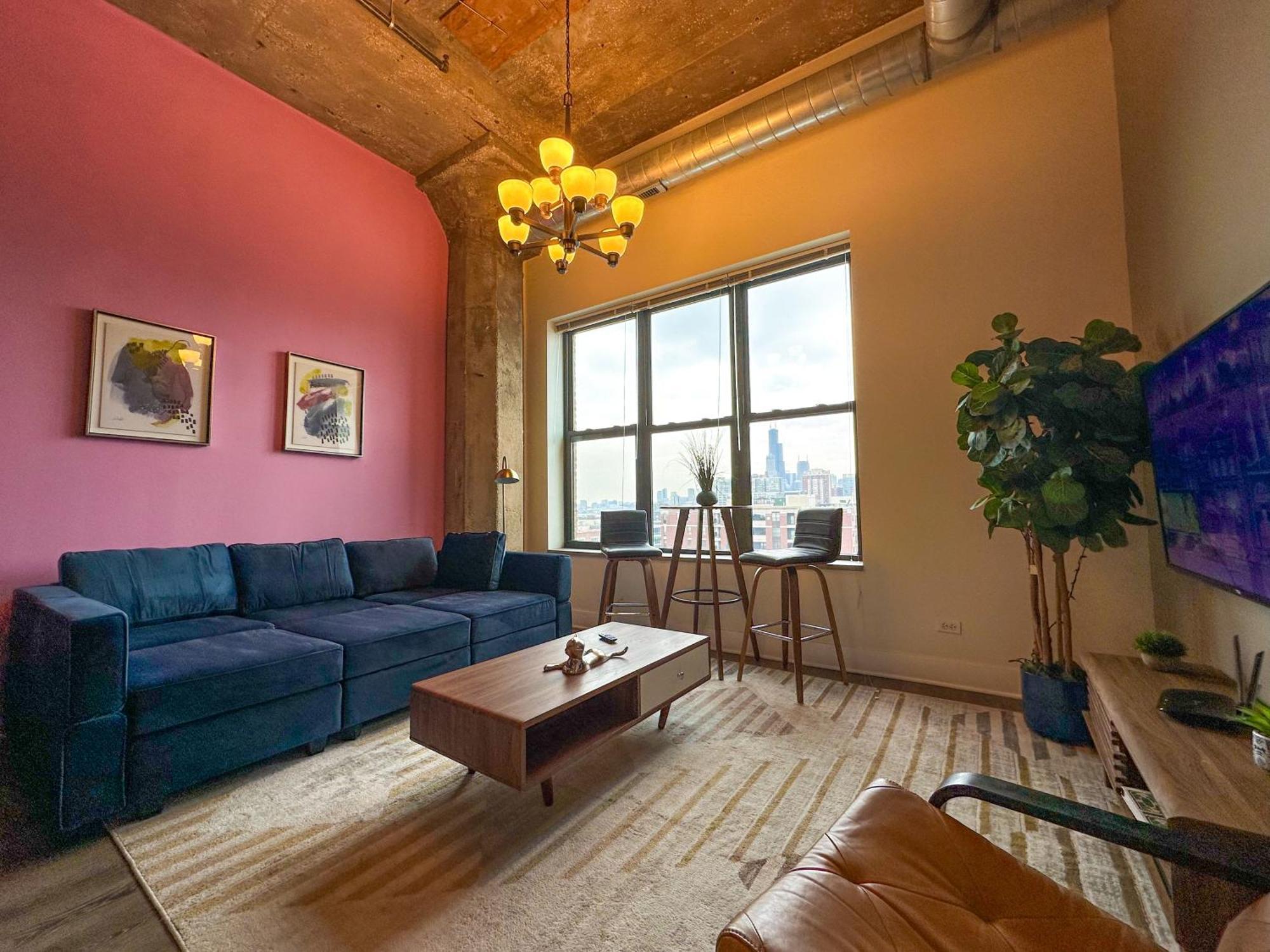 Modern 2Br Loft With Amazing City Skyline View And Optional Parking For 8 Guests Near Mccormick Place And Soldier Field Chicago Exterior foto