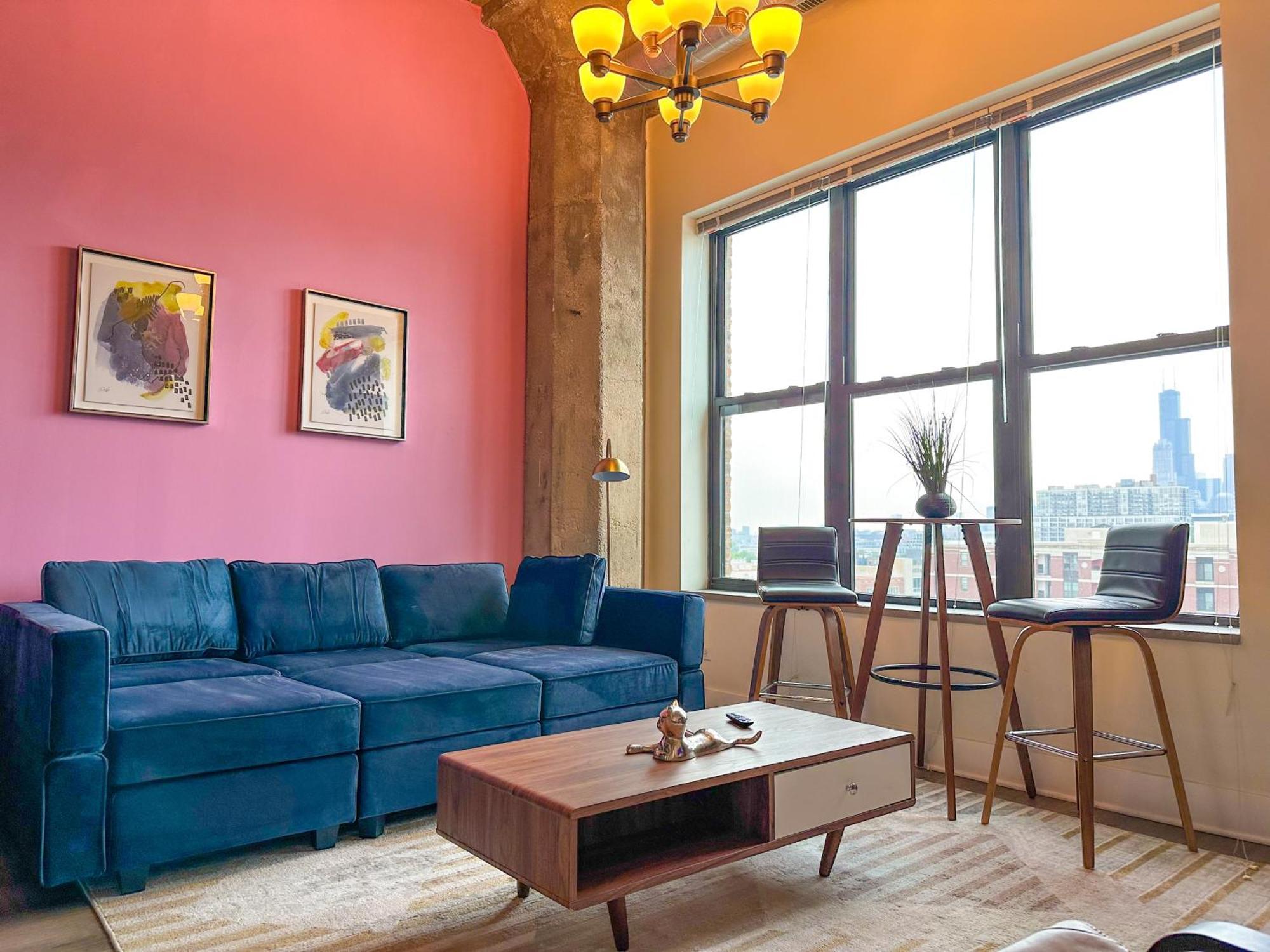 Modern 2Br Loft With Amazing City Skyline View And Optional Parking For 8 Guests Near Mccormick Place And Soldier Field Chicago Exterior foto